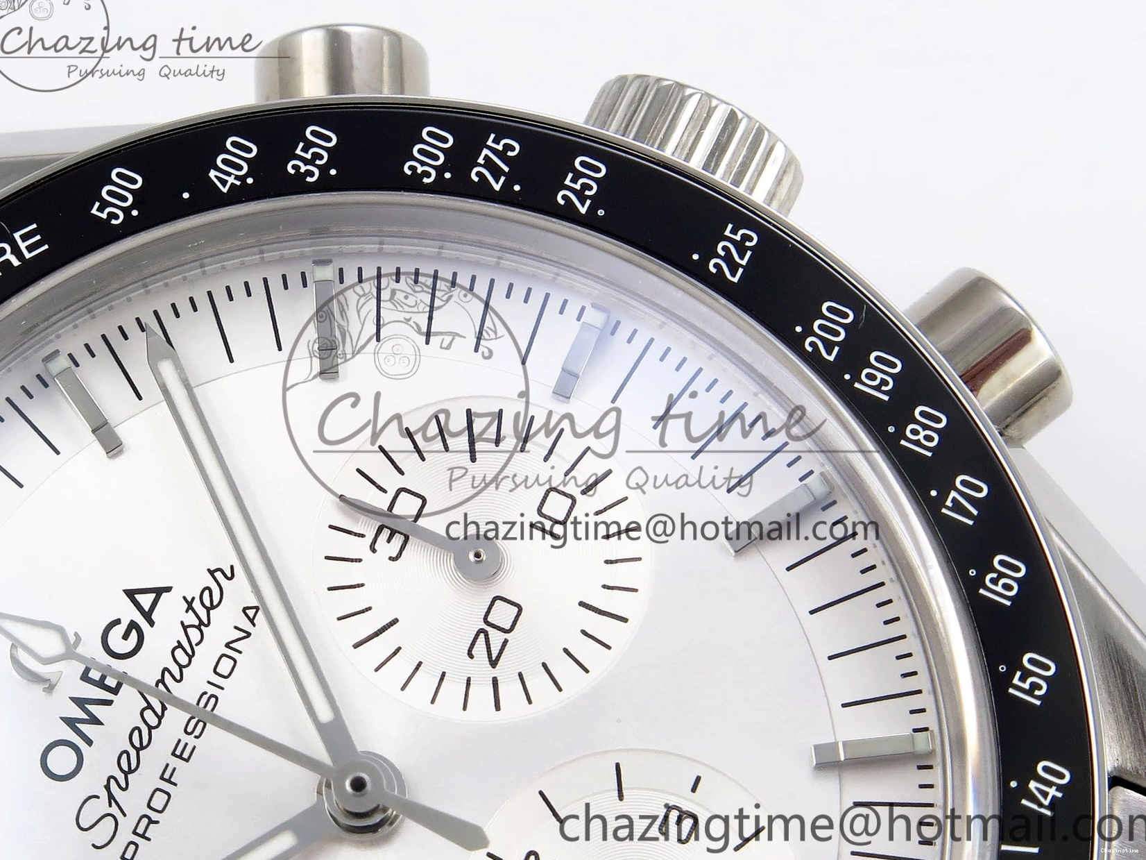 0302 Classic Speedmaster SS RMF Best Edition White Dial on SS Bracelet Lemania HW 7723